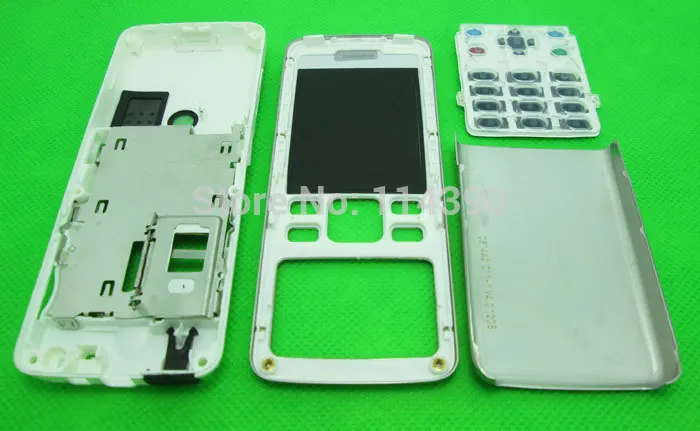 Металл Classia Крышка корпуса корпус клавиатуры для Nokia 6300 черный серебристый цвет