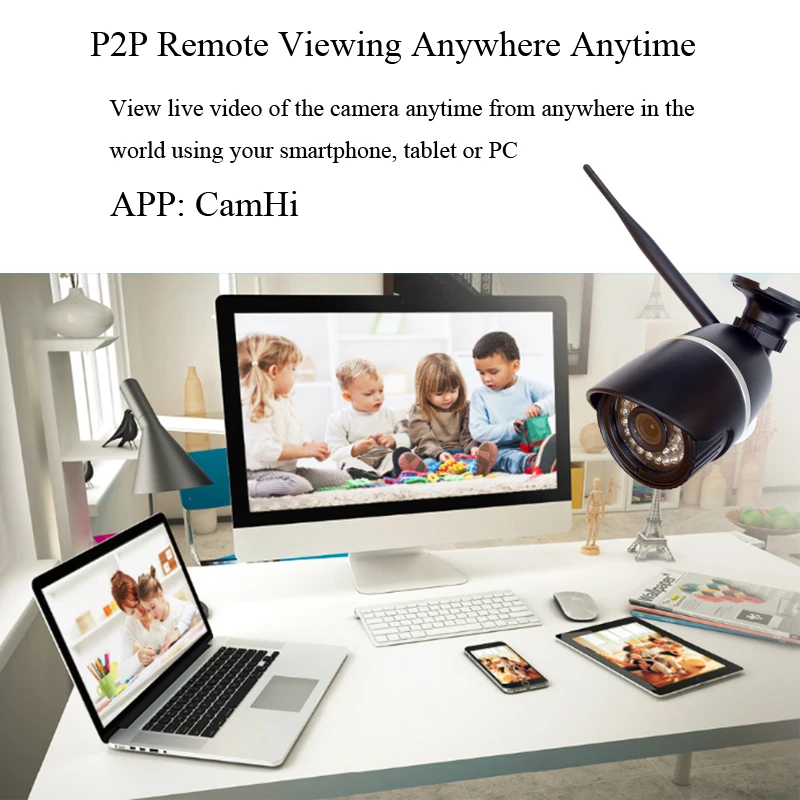 Беспроводной 1080 P 2MP Full HD sony IMX323 Сенсор IP Камера Wi Fi Onvif P2P безопасности