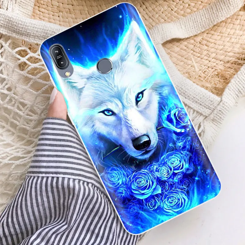Silicone Cases for 6.26 inch Asus Zenfone Max M2 ZB633KL Dog Cat Design Clear Gel For Luxury Funda |