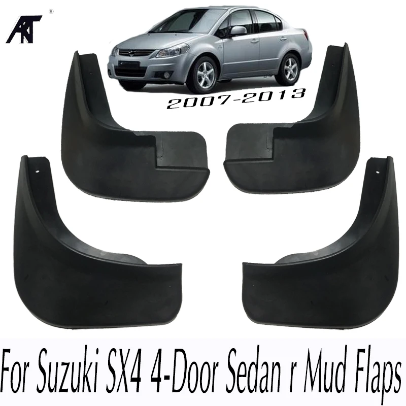 Брызговики для 4 дверного седана Suzuki SX4 2007 2013 2008 2009 2010 2011 2012|car mud flaps|mud flapssplash guard |