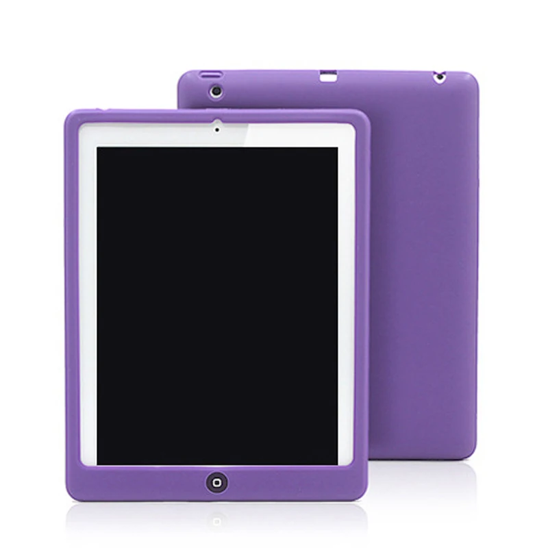 + Бесплатная Пленка чехол для iPad 2 Capa Para ультра тонкий противоударный силиконовый