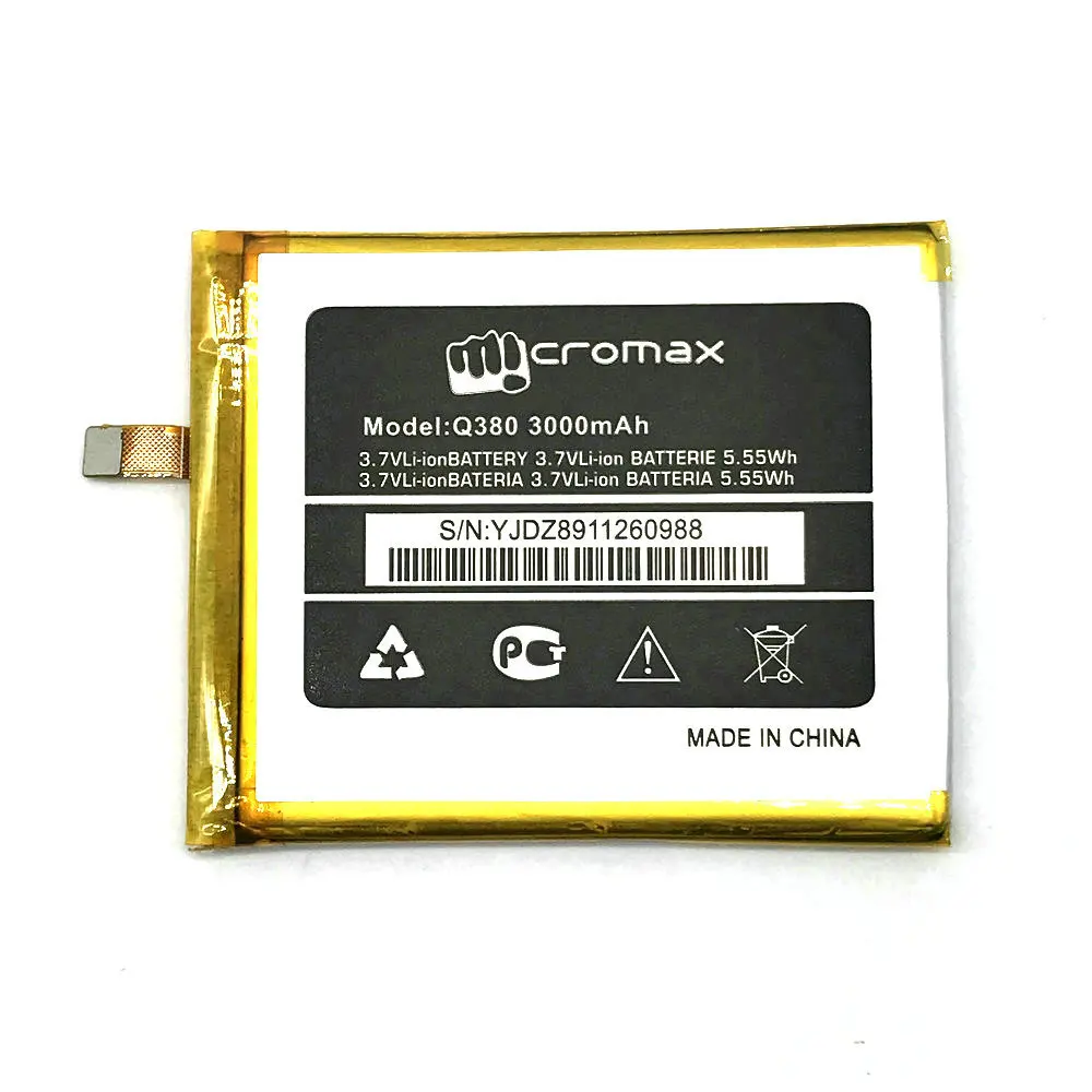 1Pcs High Quality New Original Micromax Q380 Battery for Mobile Phone in stock + Track Code | Мобильные телефоны и