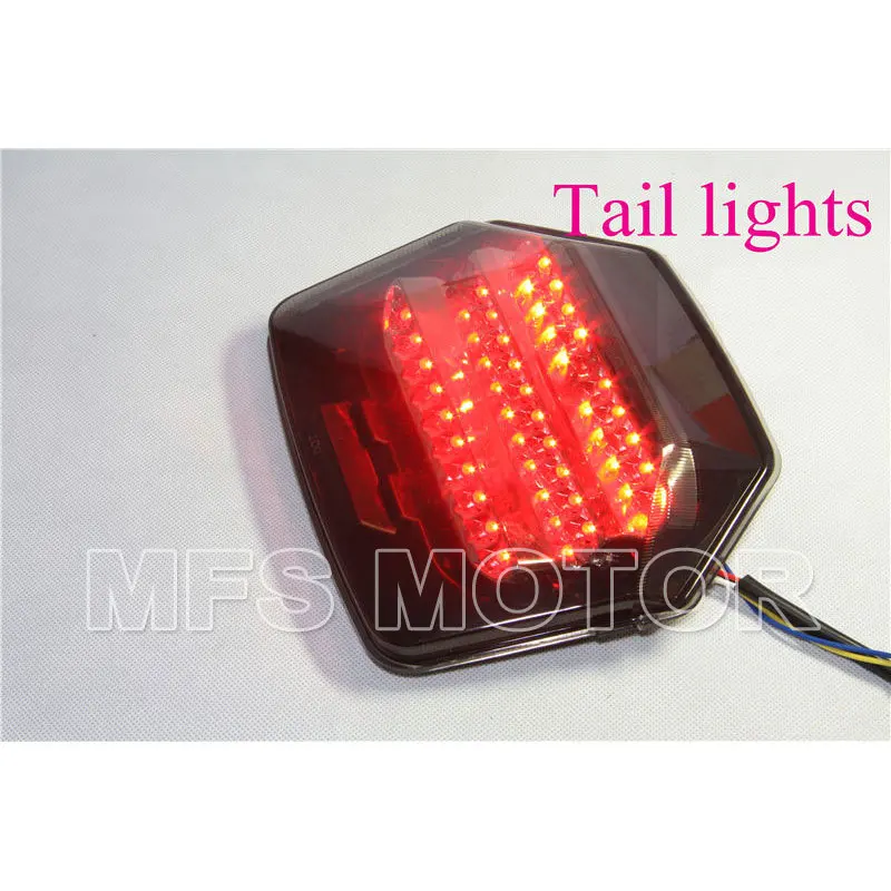 

motorcycle parts LED Tail Light Brake Turn Signals For Honda CB1300 2003 CB400 V-TEC 2003 2004 2005 2006 2007 2008 Smoke