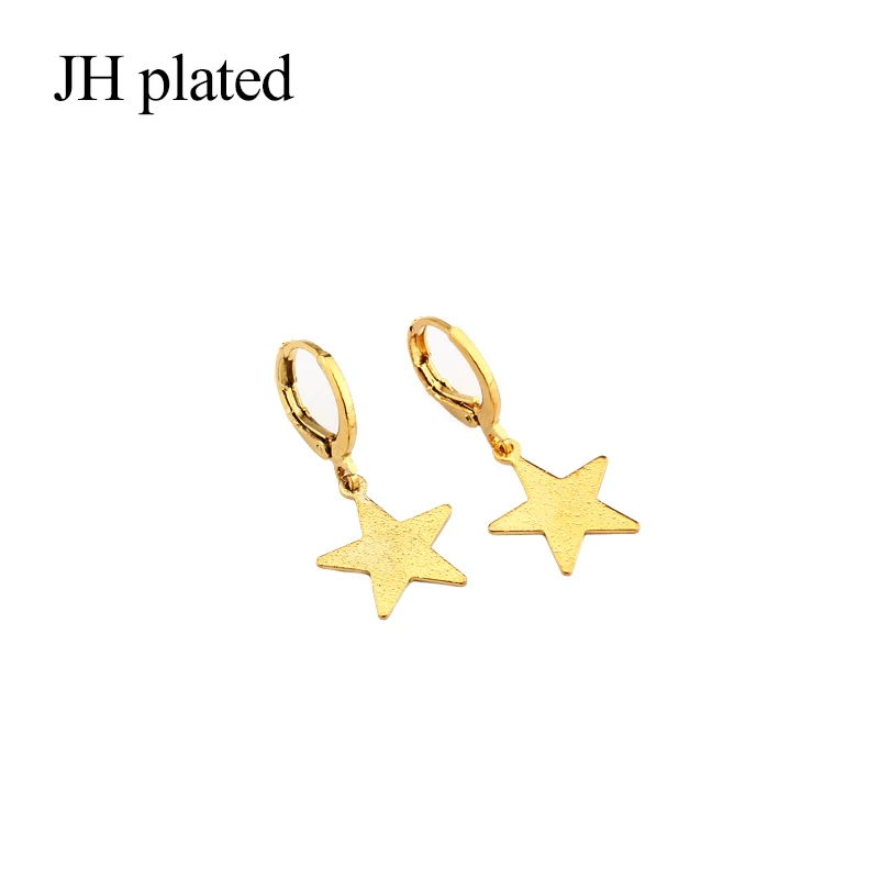 JHplated женские новые золотые маленькие серьги подвеска ювелирные изделия подарок