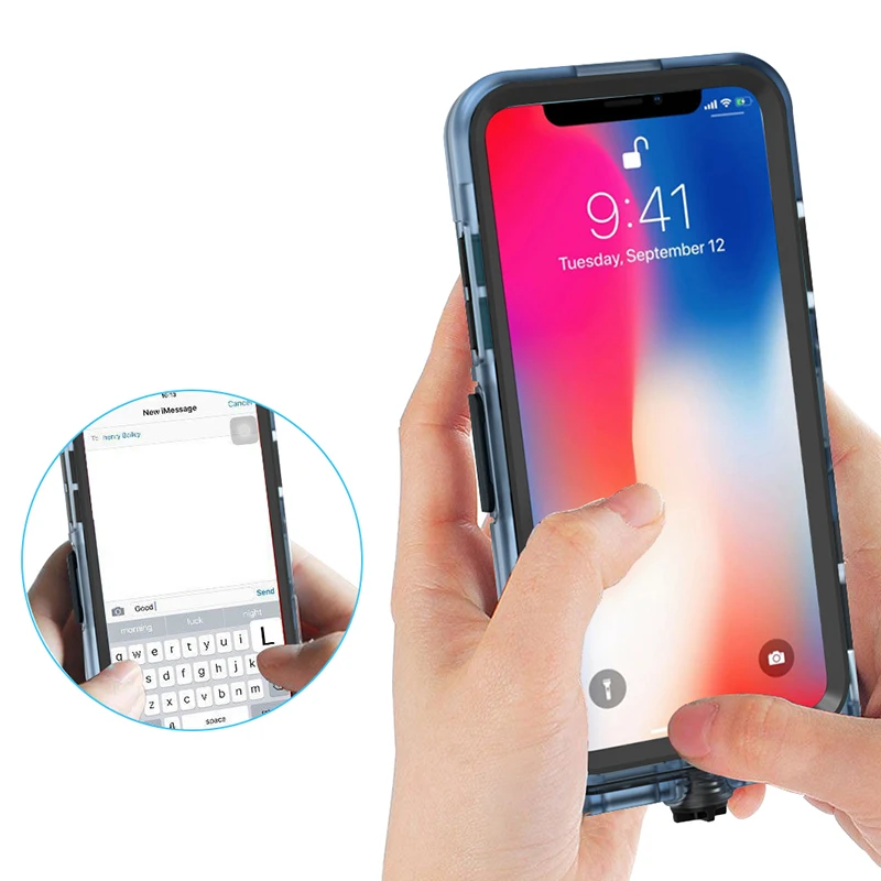 Оригинальный водонепроницаемый чехол CORNMI для телефона iPhone X защитный с полным