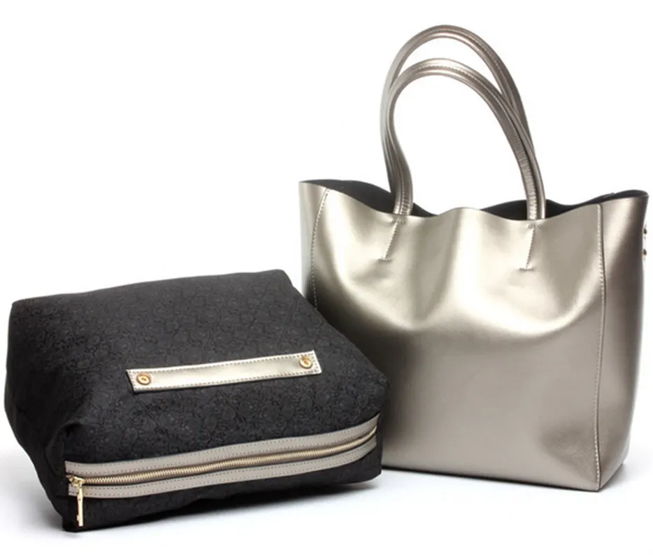 Сумка-тоут женская из натуральной воловьей кожи роскошный саквояж на плечо