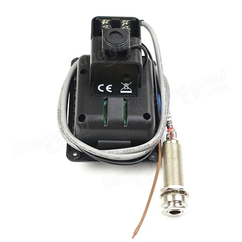 Guitar Pickups Presys blend Dual Mode Preamp EQ Tuner Piezo Pickup Equalizer System With Mic Beat Board | Спорт и развлечения