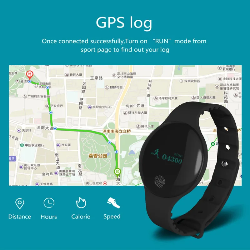 ZLIMSN Bluetooth Смарт Браслет спортивный браслет для здоровья Шагомер трекер