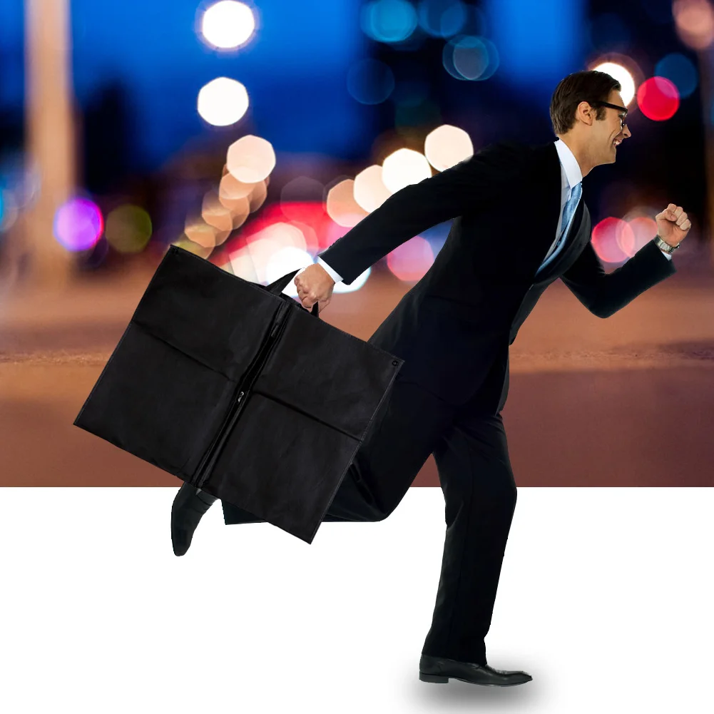 1 шт. черная Пылезащитная вешалка для пальто одежды костюма сумки хранения чехлы