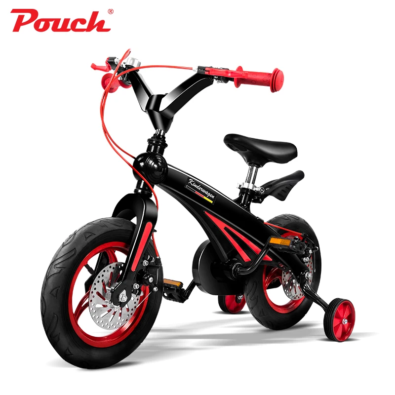 

POUCH children bicycle high quality bike lightweight aluminium alloy integral moulding frame for kids to ride