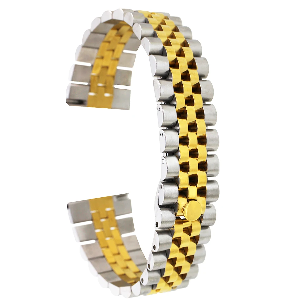 Stainless Steel Watch Band 18mm 20mm 22mm Universal Watchband Quick Release Strap Wrist Men Women Loop Belt Bracelet Silver