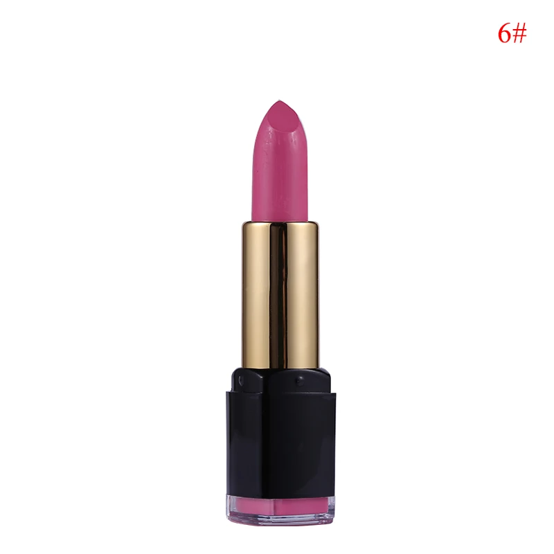 06 Вечерние матовые губные помады queen Velvet Nourish Smooth Batom Nude Makeup очаровательные сексуальные водостойкие металлические мерцающие косметические средства - Цвет: 06