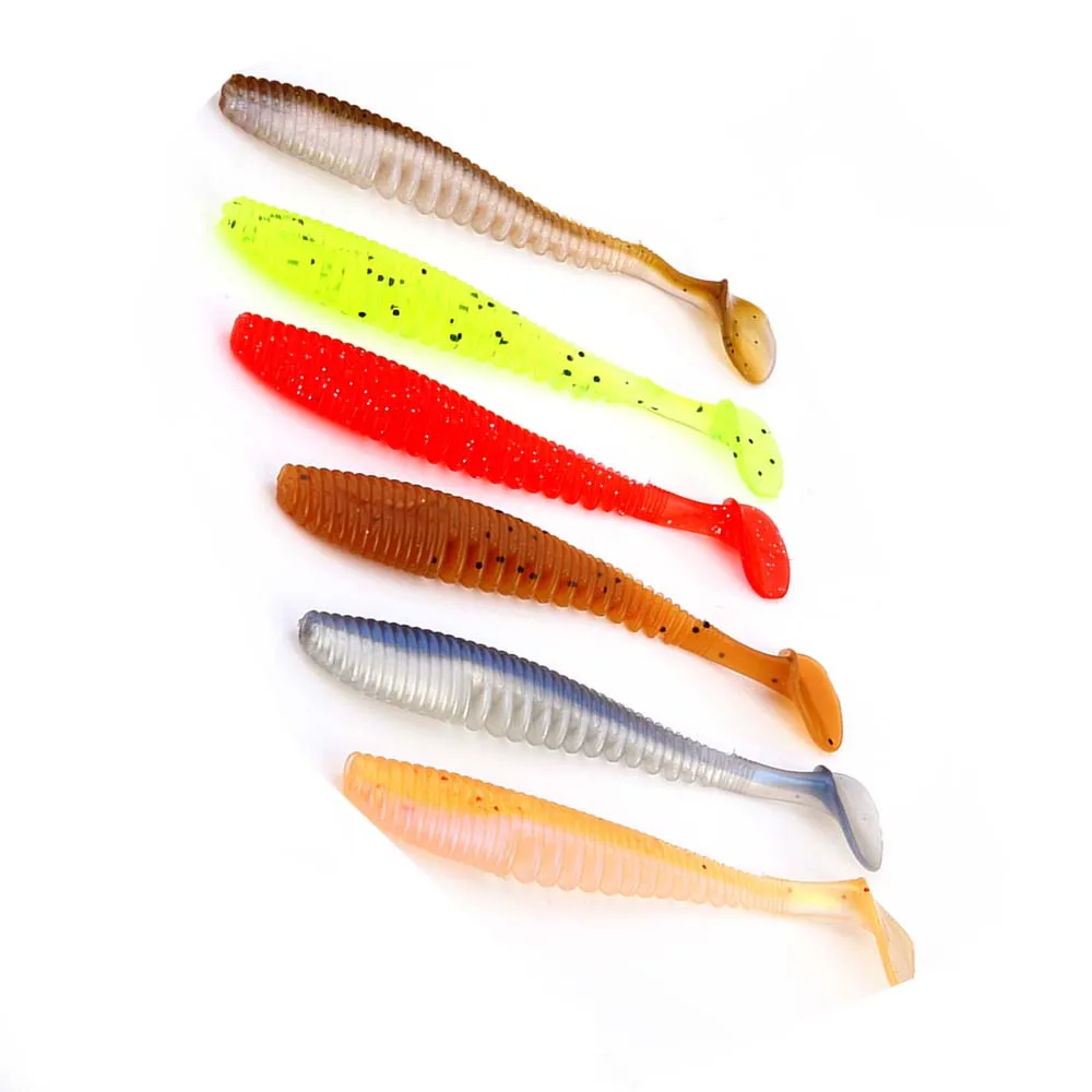 5 шт./лот 5g 10 см Awaruna рыболовная приманка Swimbait Jig Head мягкие приманки рыболовные s Бас