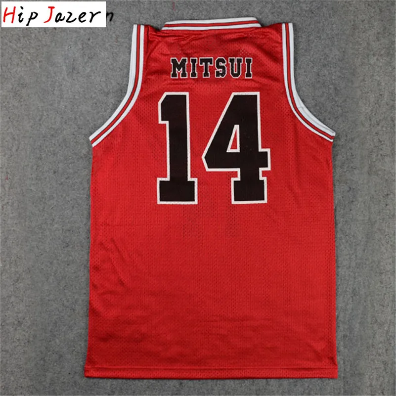 15 Хипджазер Slam dunk Косплей Shohoku Sakuragi 10# Hanamichi 11# Rukawa Kaede Баскетбол Джерси спортивные баскетбольные футболки для хипхопа - Цвет: 15