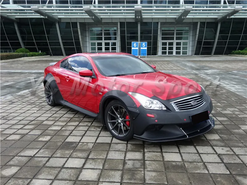 

Car Accessories FRP Fiber Glass Front Bumper with Lip&Rod Fit For 2008-2013 G Series V36 Coupe LB Stage Style Front Bumper