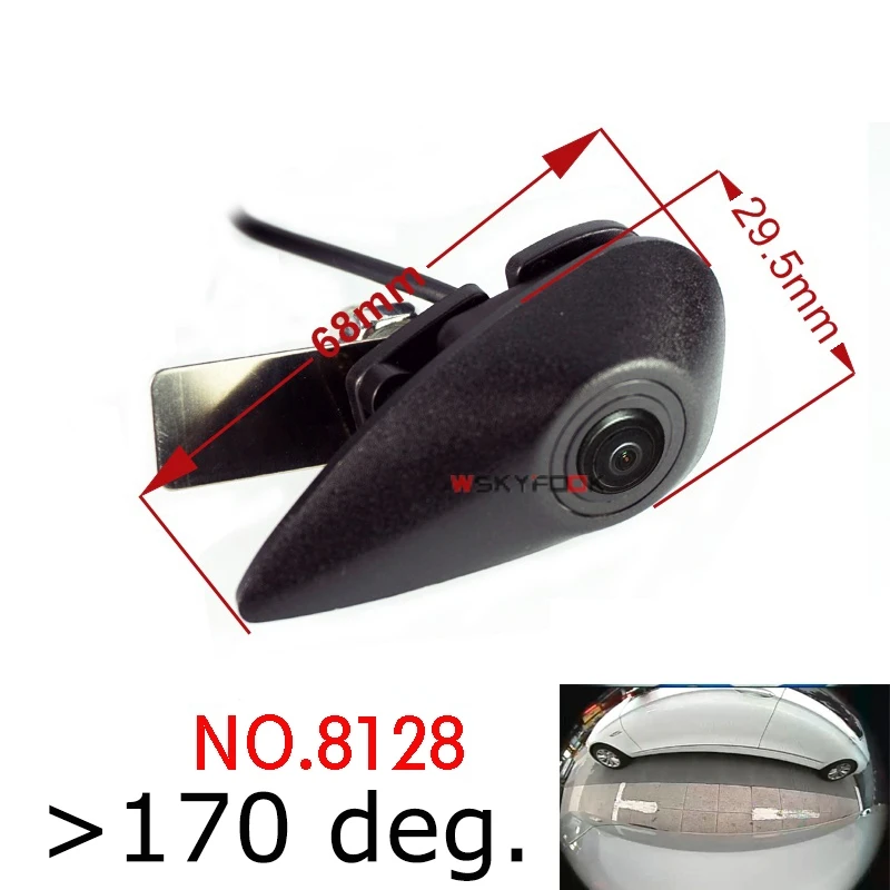 8128Sonyccd Fisheye 180 градусов sonyccd HD логотип автомобиля Марка камера для hyundai спереди Логотип Embeded камера ночного видения IP68 водонепроницаемый - Название цвета: 8128Sonyccd Fisheye
