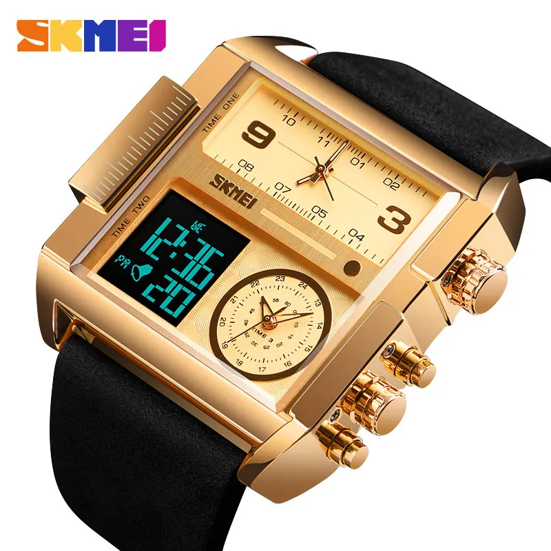 

2018 SKMEI Clock Men Sports Watch Top Luxury Brand Military Watches Men's Quartz Analog Digital Watchs Mens Relogio Masculino