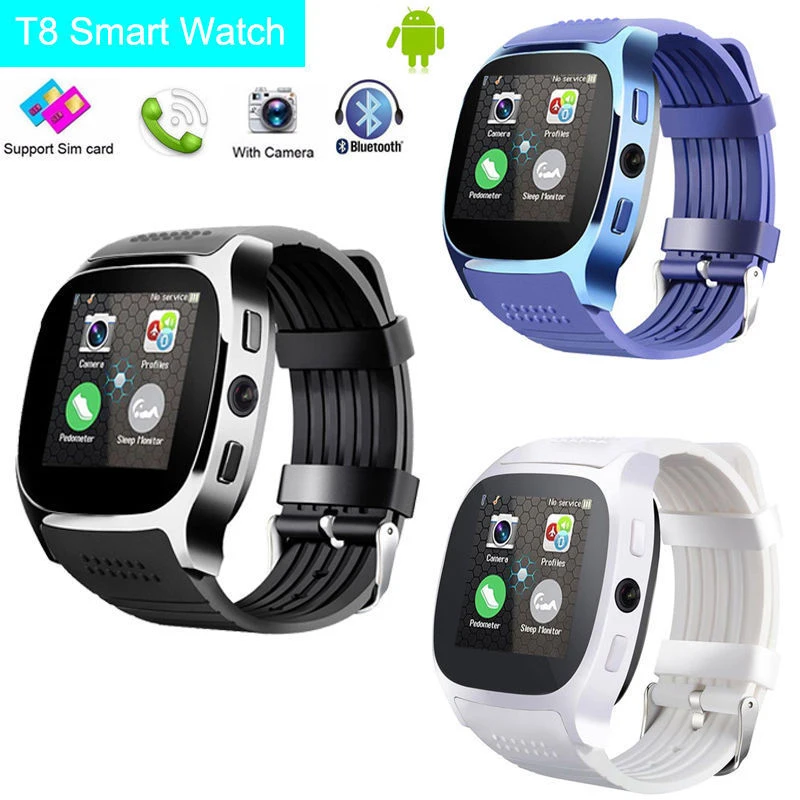 2018 Bluetooth Смарт часы Камера цифровой телефон Smartwatch для samsung iphone LG Android новый Фитнес
