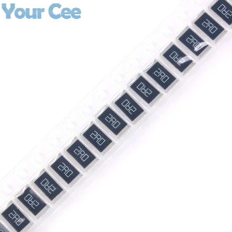 

50 шт. 2512 SMD резистор 2 Ом 2R 2R0 1 Вт 5% комплект сопротивления чипа
