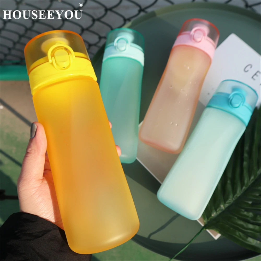 Houseyou пластиковый чайник портативная бутылка для воды с крышкой замком леди