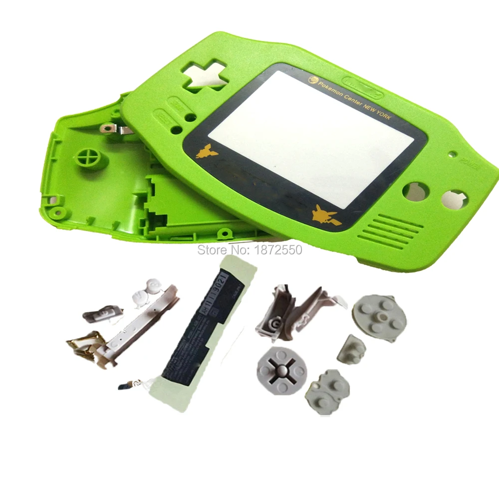 Новый темно зеленый Корпус Корпуса подходит для NintendoGBA GameboyAdvance чехол игровая