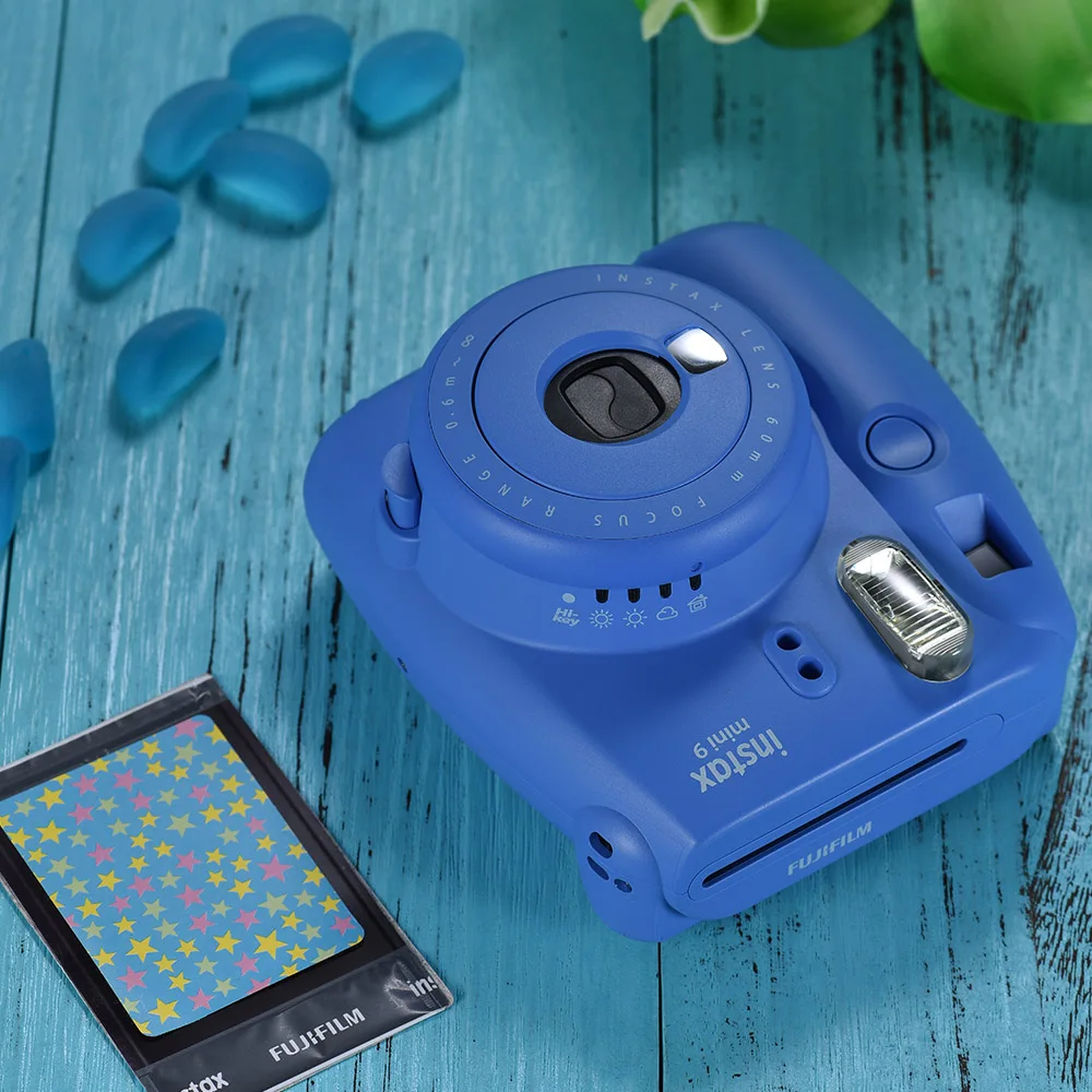 Fujifilm Instax Mini 9 мгновенная камера пленочная камера с зеркалом для селфи 14 в 1 комплект аксессуаров с Чехол/ремень и т. д. для Fujifilm Mini 9