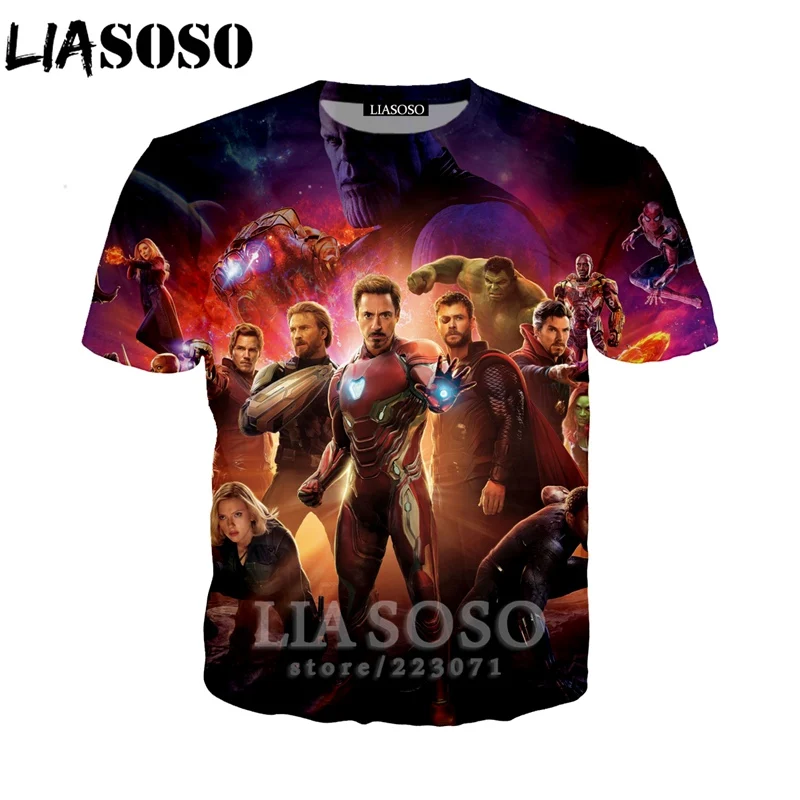 LIASOSO Железный человек для мужчин и женщин Капитан Америка Толстовка 3D принт Фильм