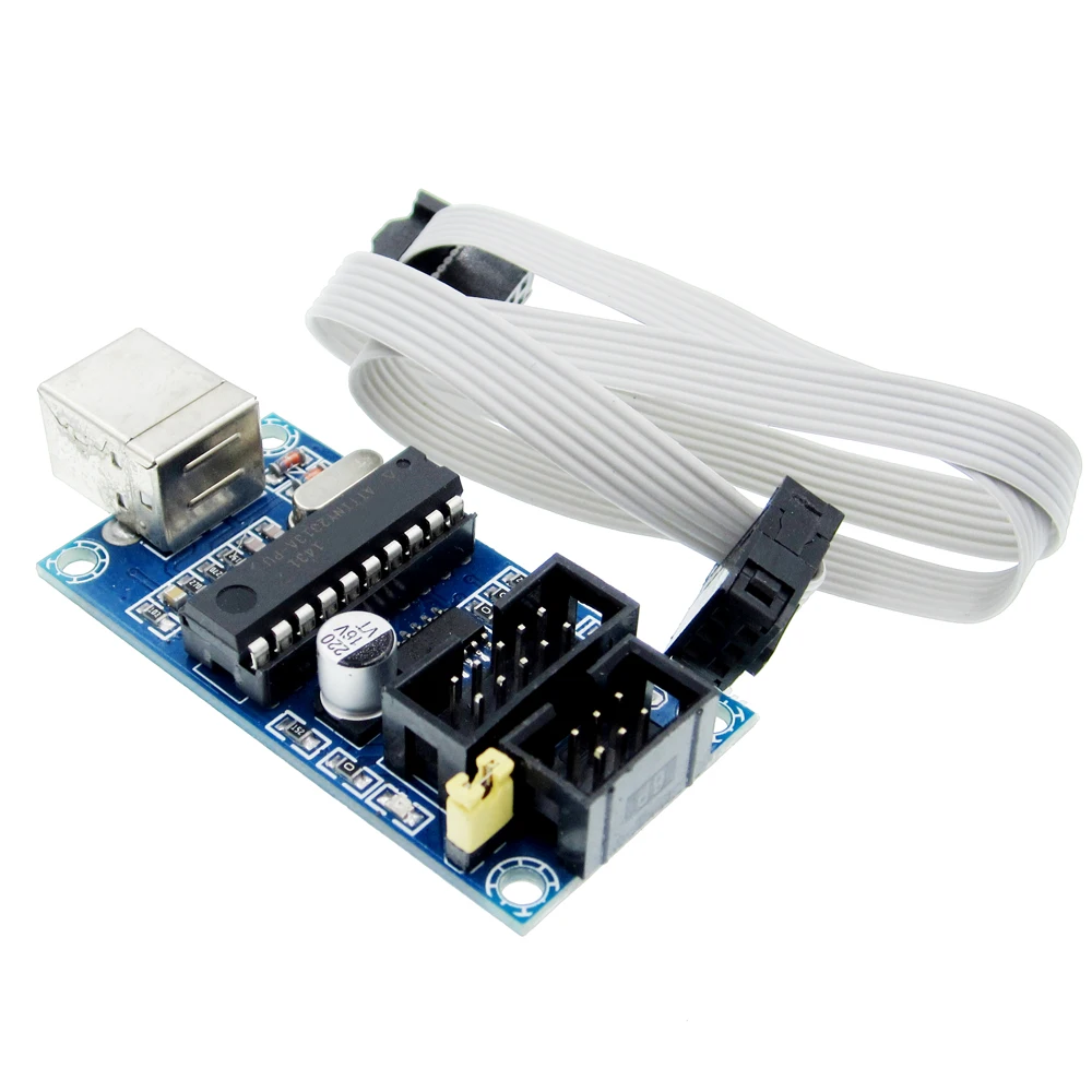 USBTiny USBtinyISP AVR ISP программатор Bootloader для IDE Meag2560 UNO R3 с 10pin кабелем программирования