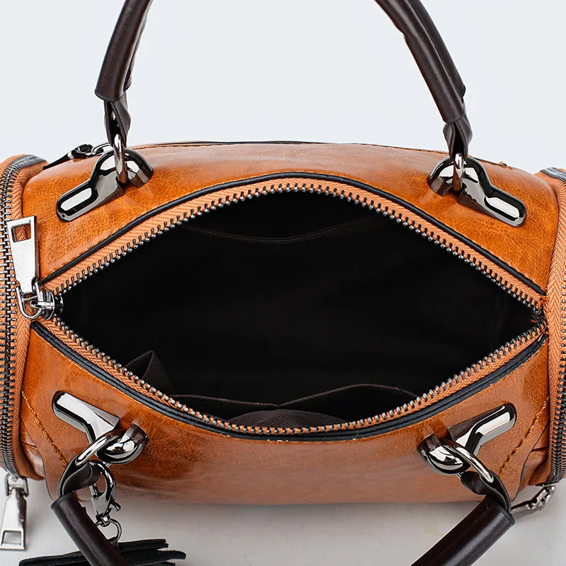 2019 New Flowers Pendant Handbag Women's Fashion Boston Bags PU Shoulder Bag Ladies Luxury Crossbody Vintage Messenger | Багаж и сумки