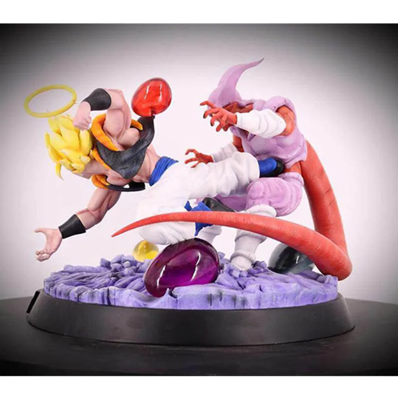 Dragon Ball DBZ GK 1/6 Gogeta VS Janemba битвы сцены смола статуя фигурка Коллекционная модель игрушки G2393 - Цвет: Многоцветный