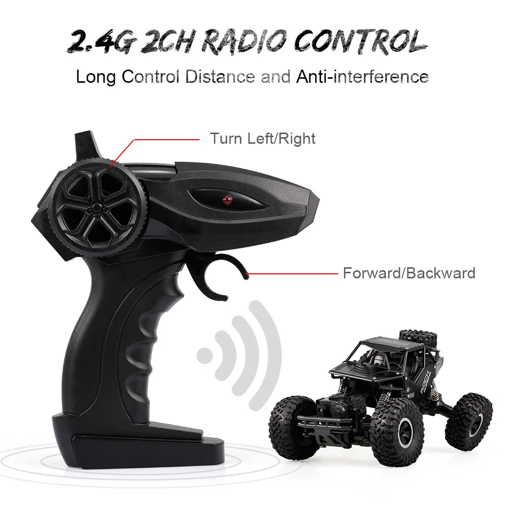 1:16 4WD RC автомобили обновленная версия 2 4G Радиоуправление игрушки багги