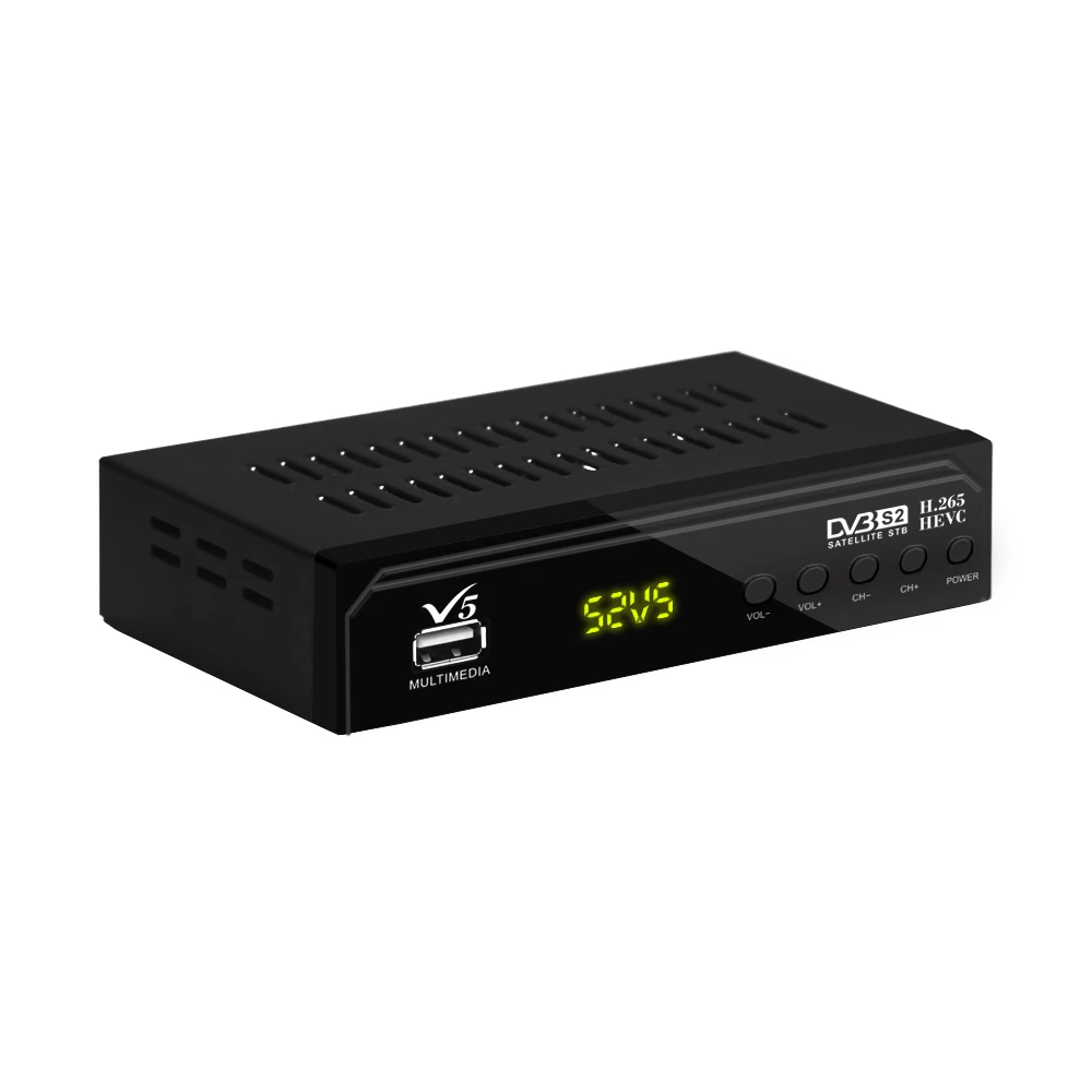 Vmade S2 V5 спутниковый ТВ приемник + USB WIFI Европейский аудио декодер поддержка H.265/HEVC