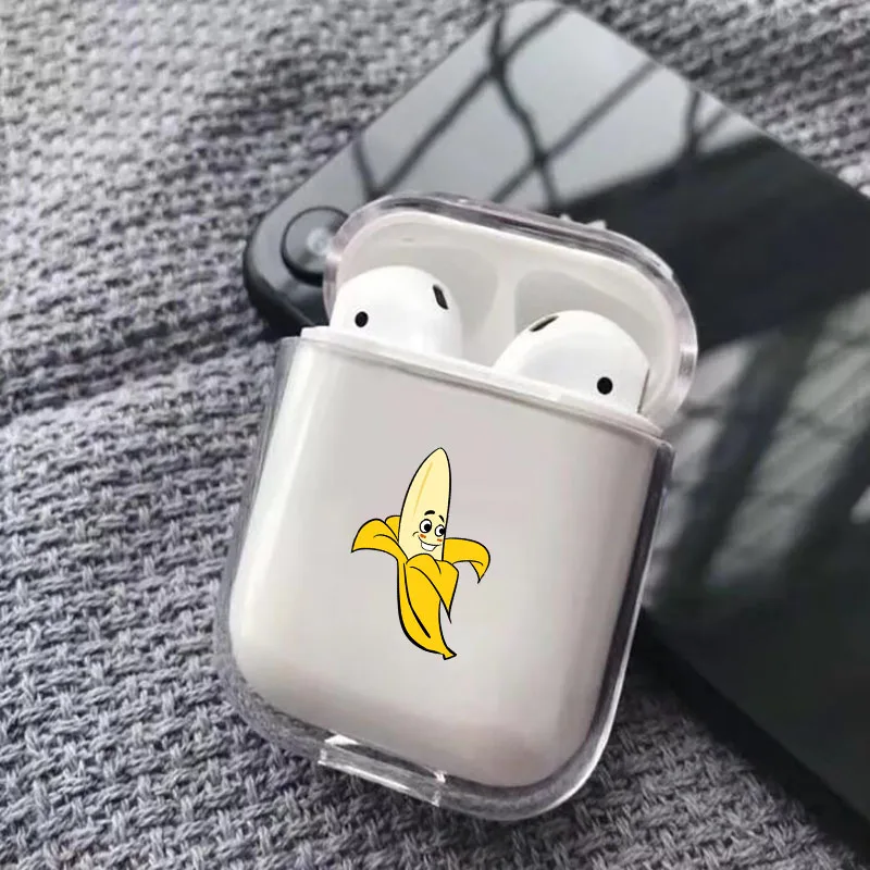Чехол для Airpods с милым сердечком, Прозрачные Жесткие ПК-Чехлы для AirPods, Чехлы Защитные, беспроводной чехол для наушников - Цвет: 9