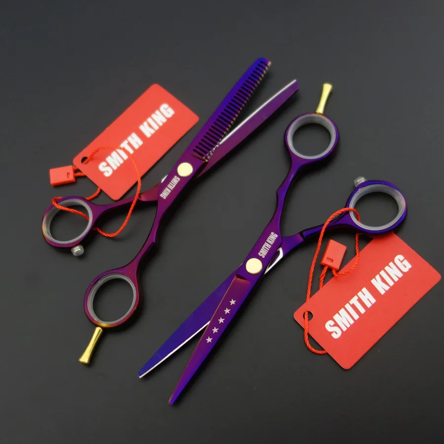 5.5 inch Professional Hair dressing scissors sets Cutting scissors+Thinning scissors+Thinningcomb+comb+kits super | Красота и