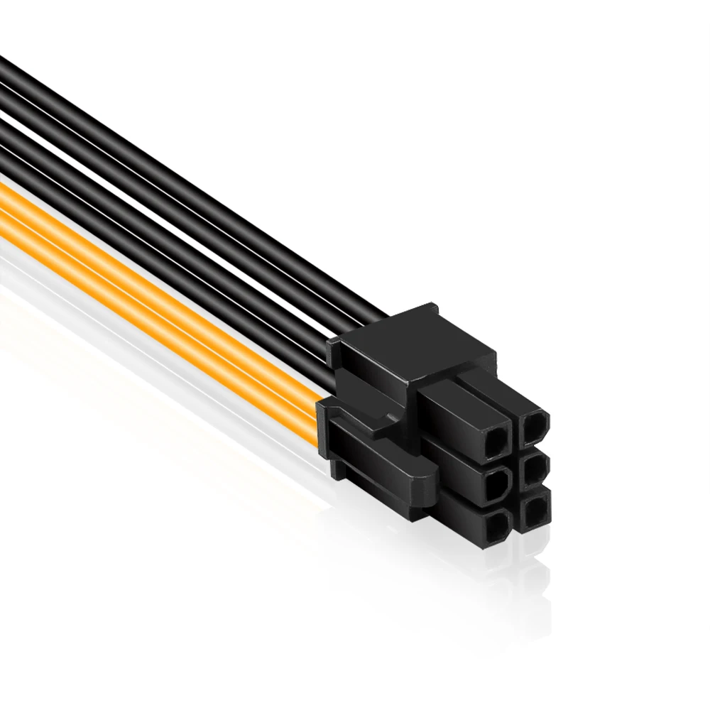 Kebidu 5 шт. PCI E Экспресс кабель питания Блок Sata до 6 pin ATX 18AWG адаптер Riser для Bitcoin Miner|sata