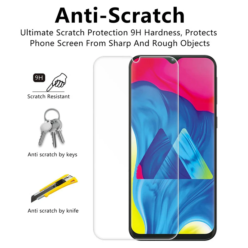 С уровнем твердости 9H Стекло для samsung Galaxy A30 A50 A70 M10 M30 Экран протектор A9s A9 A7 A6 A8 плюс закаленное Стекло пленка