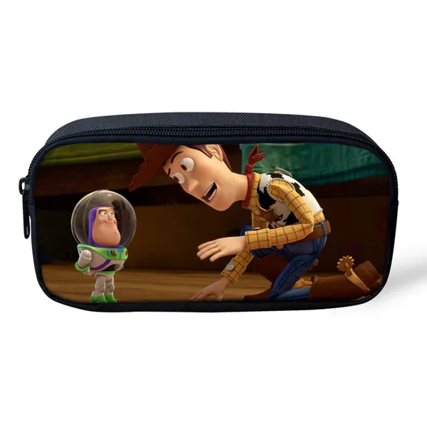 Thikin Toy Story ручка сумка для мальчиков пеналы джинсовый пенал для девочек макияж хранения сумки ручка кошельки для детей - Цвет: CDWX092K