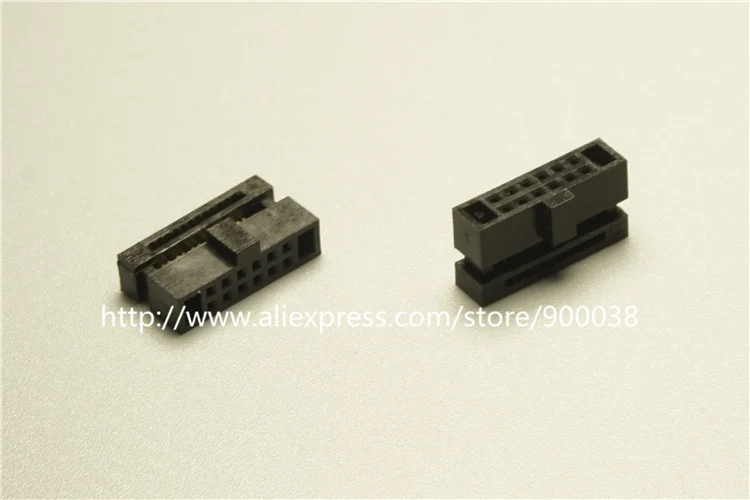 5 шт. 0 050 &quot1 27 мм 12 Pin двухрядный IDC разъем 2x6 P положения прямоугольные гнездо
