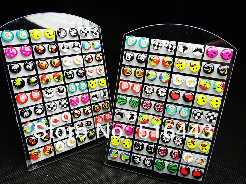 216 шт. женские серьги-гвоздики из нержавеющей стали | Украшения и аксессуары