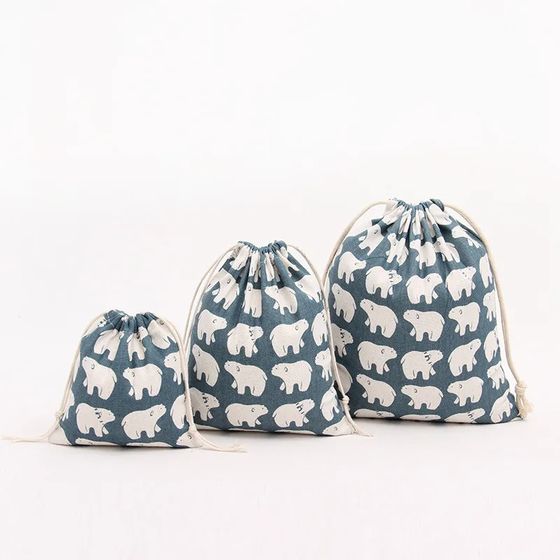 Милый хлопковый Эксклюзивный набор с принтом Подарочный чай на завязках