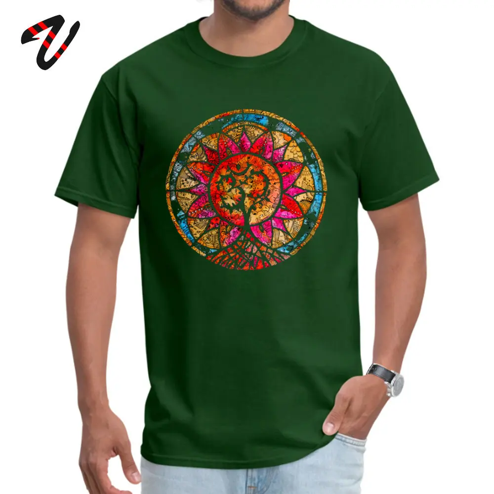 Футболка Древо жизни Мандала футболки летняя последняя новинка Camisa Новой