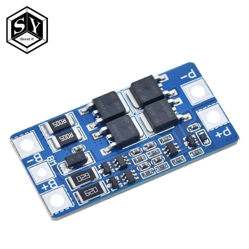 GREAT IT 2S 10A 7,4 V 18650 Защитная плата для литиевых батарей 8,4 V сбалансированная функция/Защита от перезаряда хорошая