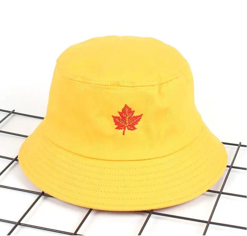 2018 кленовые листья Панама унисекс Bob cap s хип хоп Gorros мужская wo летняя Кепка для
