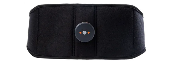 Orange EMS беспроводной брюшной Abs тонизирующий пояс Вибрационный фитнес-массажер для похудения ремни для тела электрический стимулятор мышц тренировочный пояс - Цвет: Orange