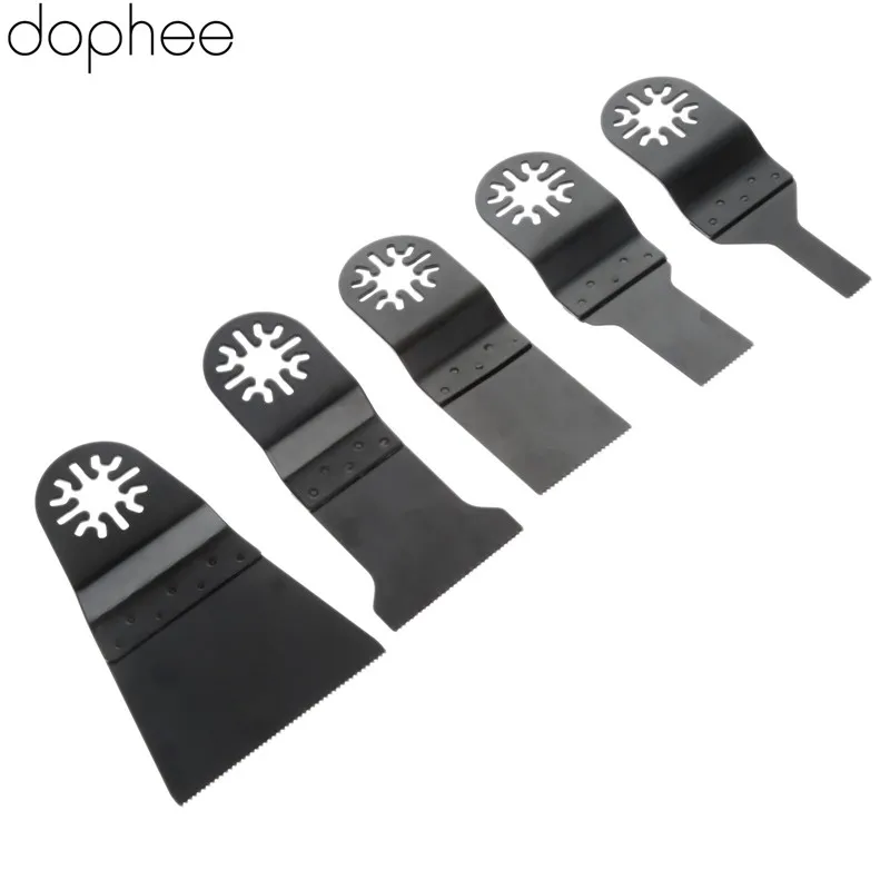 Dophe 5 шт. HCS E-cut Осциллирующий Мультитул пильный диск для Multimaster Реноватор
