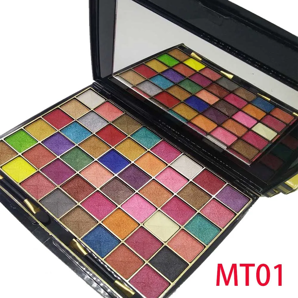 Miss Rose 48 цветов Mattallic тени для век Палитра матовая земля Цвет 3D блеск палитра