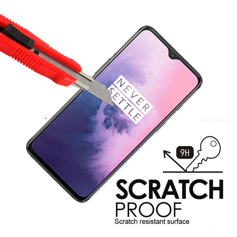 Закаленное стекло для Oneplus 7, Защитная пленка для экрана, Защитное стекло для Oneplus 6, 6 T, для Oneplus 7, 6, 6T