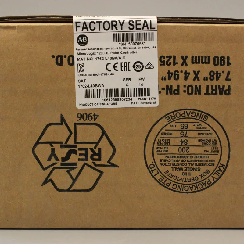 1762 L40BWA 1762L40BWA PLC контроллер новый и есть в наличии|controller|controller control |
