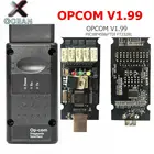 Новейший инструмент для диагностики OPCOM V1.99 для Opel OP COM 1,99 OP-COM с чипом PIC18F458 FT232RL прошивка V1.99 инструмент для Автосканера