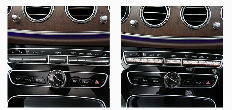 Наклейка на кнопку центральной консоли для Mercedes Benz- E-class W213/- c-класс W205